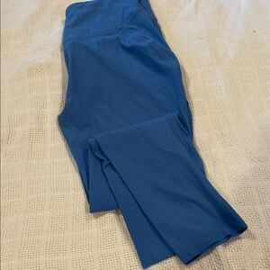 Lululemon ribbed leggings, blue size 8